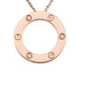 LOVE Three-Diamond Pendant