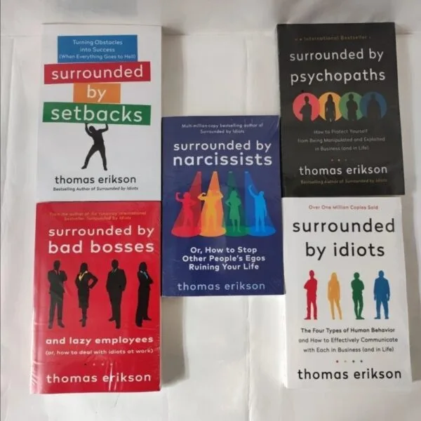 5 Books Set By Thomas Erikson Surrounded by Idiots - Image 3