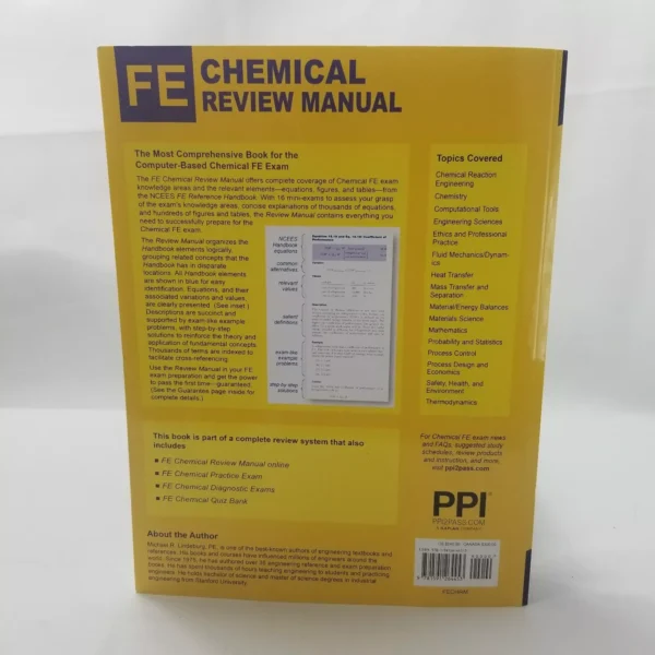 PPI FE Chemical Review Manual – Comprehensive Review Guide for the NCEES FE Chemical Exam First Edition - Image 6