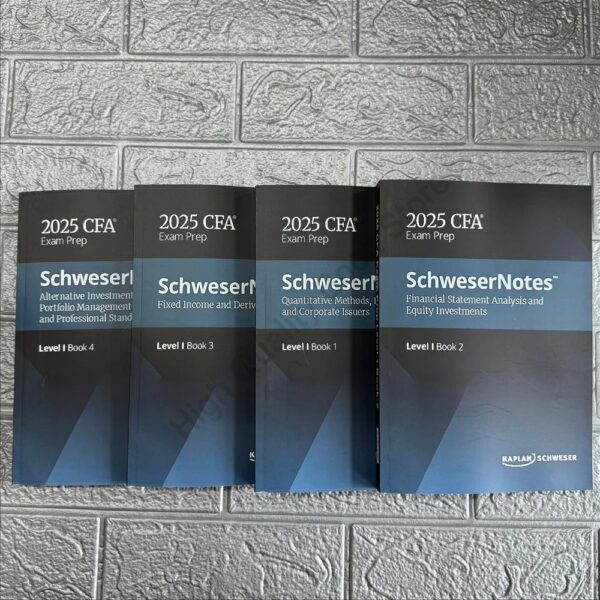 2025 CFA Level 1 SchweserNotes Fimancial Statement Analysis and Equity Investments