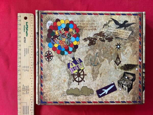 Scrapbook Photo Album,Our Adventure Book Scrapbook, 146 Pages Embossed Letter Cover Movie Up Travel Diary Journal Scrap Book - Image 7