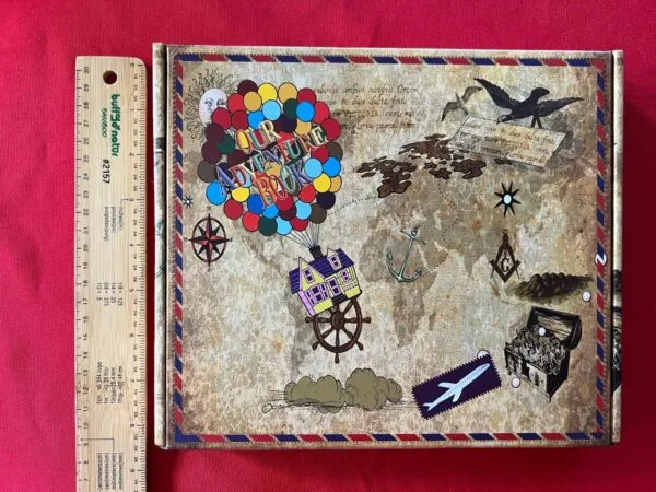 Scrapbook Photo Album,Our Adventure Book Scrapbook, 146 Pages Embossed Letter Cover Movie Up Travel Diary Journal Scrap Book - Image 7