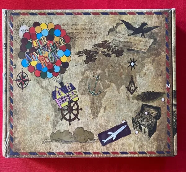 Scrapbook Photo Album,Our Adventure Book Scrapbook, 146 Pages Embossed Letter Cover Movie Up Travel Diary Journal Scrap Book - Image 2