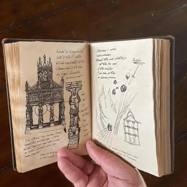 Indiana Jones Grail Diary Prop + Hidden Precious Deposits Movie Gift Collectible - Image 7