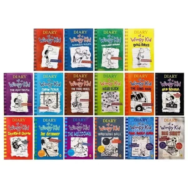 1- 10 Volumes Diary of Wimpy Kid English Book Diary of Wimpy Kid Children's Fiction Books - Image 6