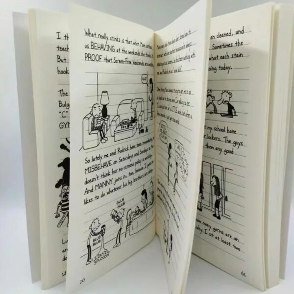 1- 10 Volumes Diary of Wimpy Kid English Book Diary of Wimpy Kid Children's Fiction Books - Image 3