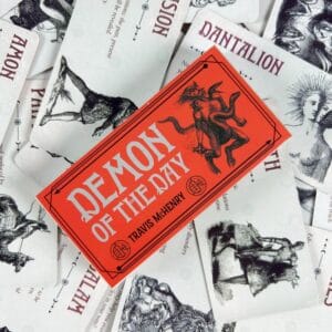 1pc Demon Of The Day Cards A 40pcs Tarot English Divination Edition Deck Board Game Oracle Cards