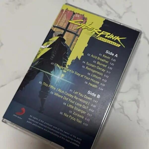 Anime Cyber Akira Yamaoka Music Tape David Martinez Greatest Hits OST Album Cassettes Cosplay Recorder Walkman Soundtracks Box - Image 2