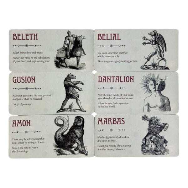 1pc Demon Of The Day Cards A 40pcs Tarot English Divination Edition Deck Board Game Oracle Cards - Image 6