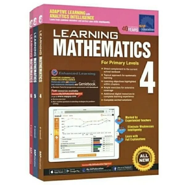 6 Books/Set SAP Learning Mathematics Book Grade 1-6 Children Learn Math Books Singapore Primary School Mathematics Textbook - Image 2
