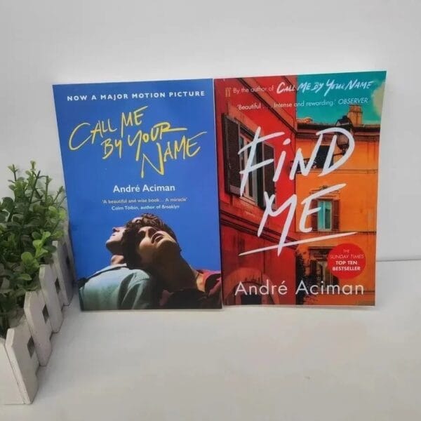 2 Books Call Me By Your Name,Find Me A Novel By Andre Aciman New York Times Bestseller Story Book - Image 2