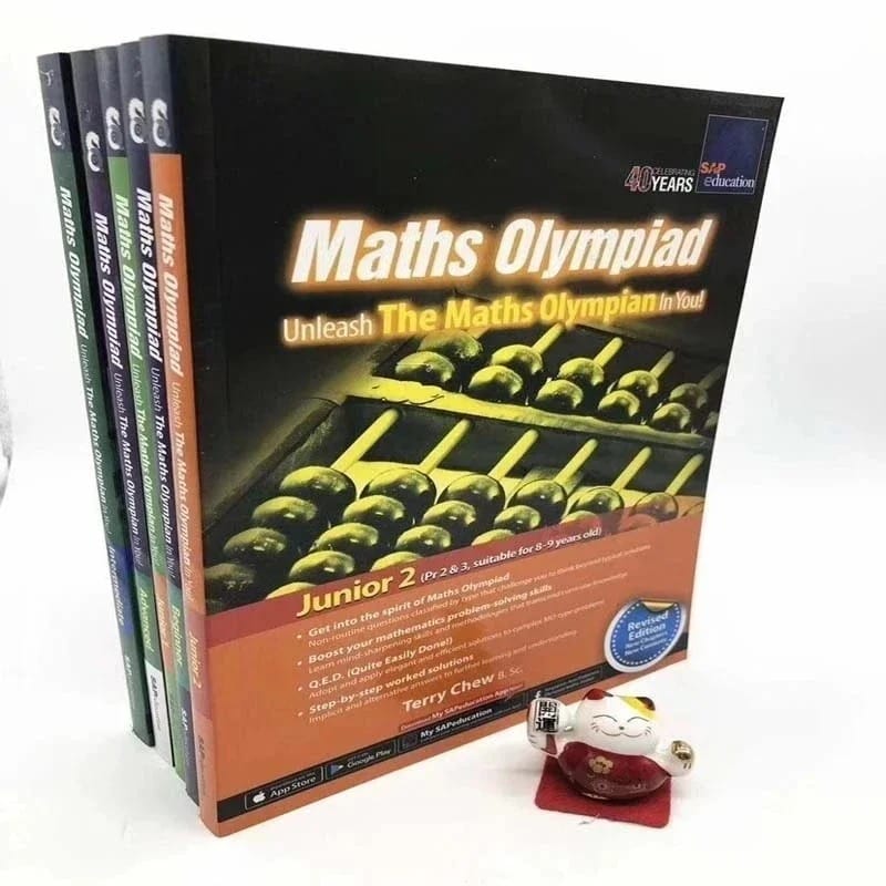 5 Books/set SAP Maths Olympiad Primary School Mathematical Thinking Training Exercise Math Questions English Book - Image 7